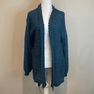 NWT Wild Fable Deep Sea Blue Open Front Cardigan